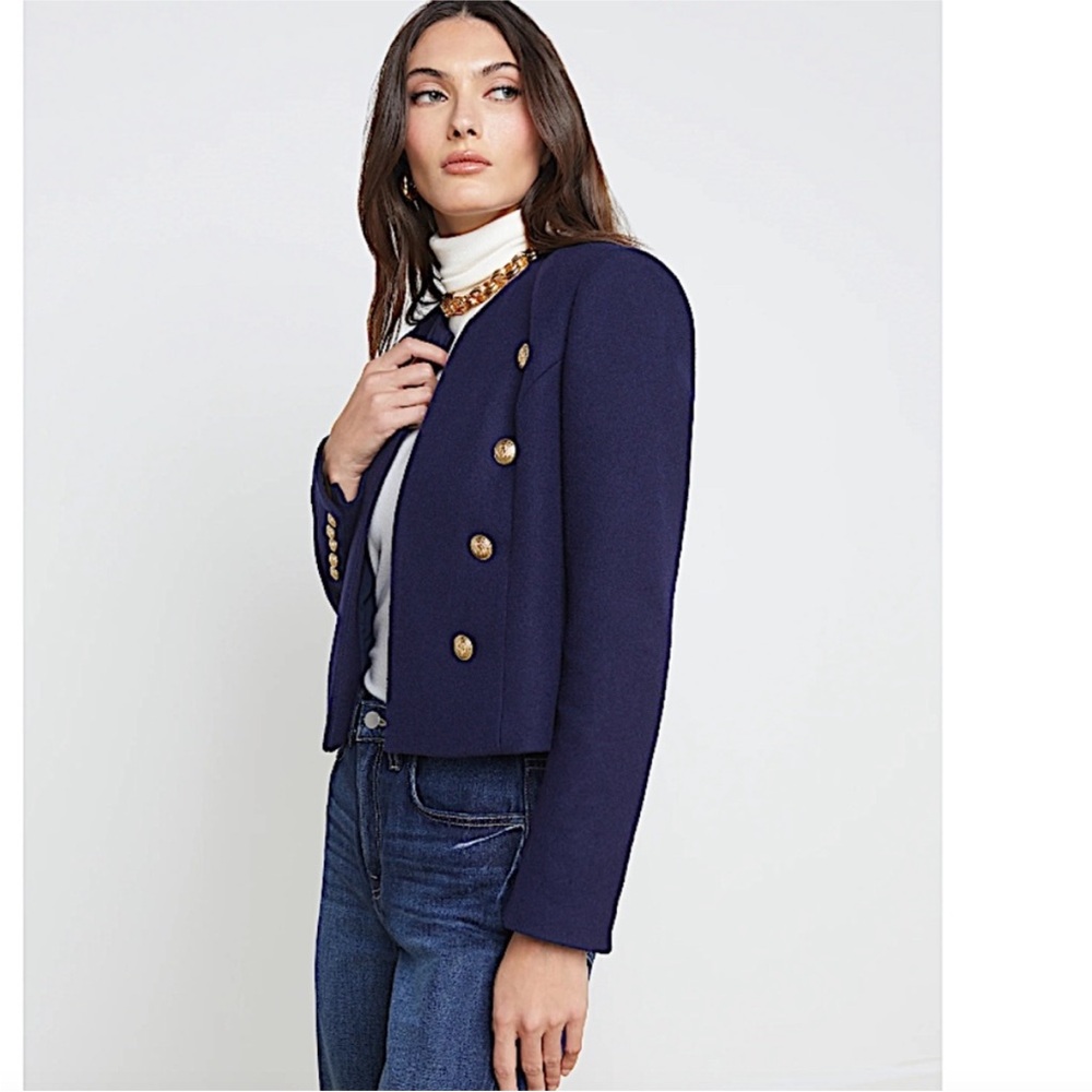 L,agence true blazer midnight blue